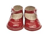 Beba Bean - My first Mary Janes - Patent Leather Infant Shoes, Red