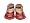 Beba Bean - My first Mary Janes - Red 0 - 3 Months