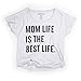 Superluxe Clothing Womens Mom Life is The Best Life Tri-Blend Dolman T-Shirt