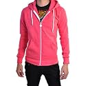 Criminal Damage Plain Skinny Fit Hoodie (Pink)