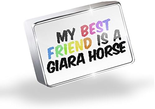 Floating Charms My best Friend a Giara Horse Fits Glass Lockets, Neonblond