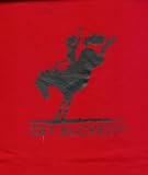 Get Bucked' tee, Red, size 12 (please look at details for sizing)