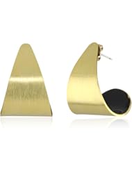 Dean Davidson "INNER BEAUTY" Gold with Black Enamel Inner Beauty Petal Earrings