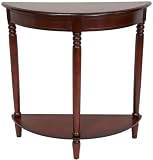 31" Half Round Console Table Cherry