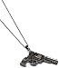 Western Cowgirl Gun Pistol Six Shooter Necklace