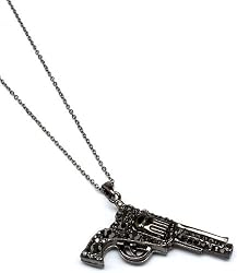 Western Cowgirl Gun Pistol Six Shooter Necklace