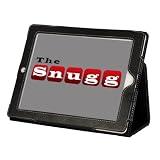 【アメリカでベストセラー！】米国スナッグ社製 Apple iPad 3 レザーケースカバー、フリップスタンド（ブラック）