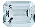 Jewelry : AVG 3.40CT 11X9MM EMERALD CUT AQUAMARINE FROM BRAZIL