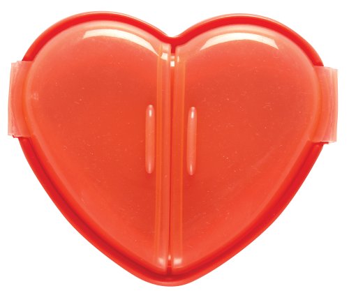 パール金属 H&B シリコーンスチーマー オープンハート<L> レッド C-9049