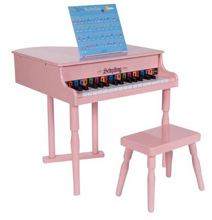 Baby Grand Piano-Pink