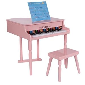 Baby Grand Piano-Pink by 