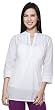 Akkriti Women's Hakoba Embroidery Casual Kurti