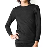 VAXPOT(バックスポット) インナーシャツ メンズ【吸湿発熱素材/東レソフトサーモ】VA-1200 BLK 男性用M