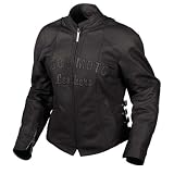 Icon Women's Bombshell Leather Jacket Black XL