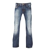 Diesel Zathan Worn Jeans - Blue - Mens - 30W x 32L