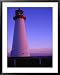 Exterior of Round Point Prim Lighthouse, Prince Edward Island National Park, Canada Framed Art Poster Print by Cheryl Conlon, 31x39