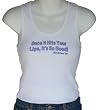 Old School "Once It Hits Your Lips" Womens Wife Beater Undershirt Old School "Once It Hits Your Lips" Womens Wife Beater Undershirt