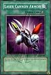2002 Legend of Blue Eyes White Dragon Unlimited LOB-89 Laser Cannon Armor (SP)