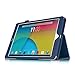 Dragon Touch E97 Folio Case - Fintie Premium Vegan Leather Cover with Stylus Holder for Dragon Touch E97 9.7-Inch Android Tablet PC, Navy