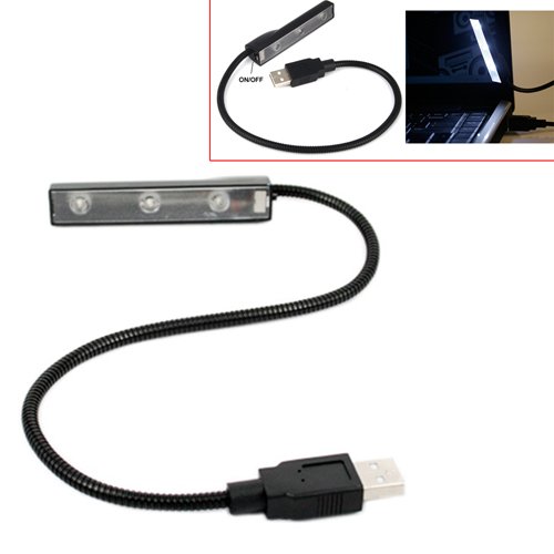 Portable USB LED Flexible Work Light for Laptops/Notebooks