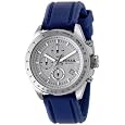 Fossil Watch, Men`s Chronograph Blue Polyurethane Strap CH2593