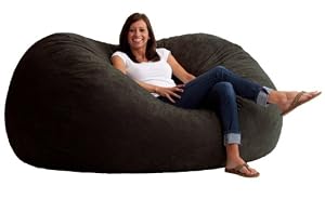 Comfort Research 6-Foot XL Fuf in Comfort Suede, Black Onyx