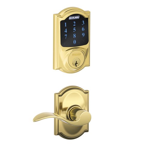 Schlage Connect Camelot Touchscreen Deadbolt with BuiltIn Alarm and