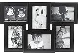 Melannco Six opening Black Aluminum Collage Frame