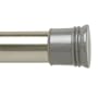 Zenith Adjustable 72-Inch Tension Shower Rod, Brushed Nickel
