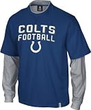 Indianapolis Colts Splitter Layered Long Sleeve T-Shirt - Large
