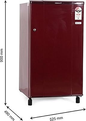 Videocon VA163BBR-FDA Direct-cool Single-door Refrigerator (150 Ltrs, 2 Star Rating, Burgundy Red )