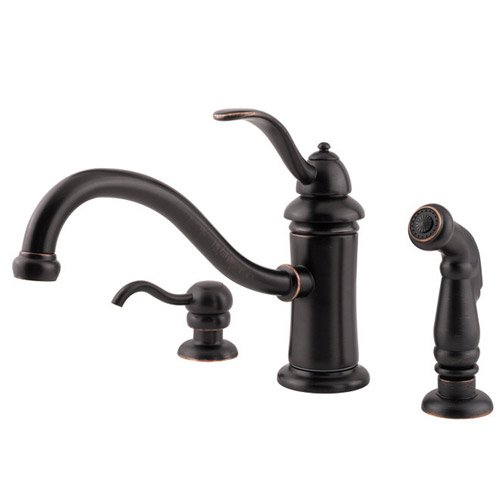 Marielle Three Hole Kitchen Tuscan Bronze