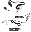 Altec Lansing AHS302USB USB and Standard Stereo Behind-the-Neck Folding Headset