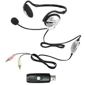 Altec Lansing AHS302USB USB and Standard Stereo Behind-the-Neck Folding Headset by Altec Lansing