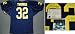 Anthony Thomas Signed Michigan Wilson Jersey w/A-Train & Go Blue Michigan Wolverines NCAA
