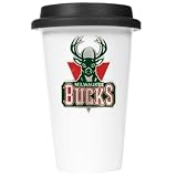 Milwaukee Bucks Travel Coffee Cup With Lid