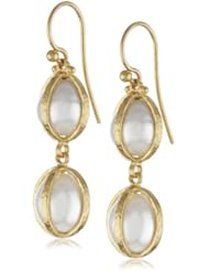 GURHAN "Capture" 24k Yellow Gold and Cultured Pearl Drop Earrings