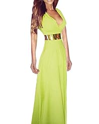 Sexy V-neck  Silk/Spandex Cocktail Full Length Sleeveless  Ball Gown Bodycon Dress/Evening Dress/Prom Dress/Party Dress/Maxi Dress 