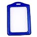Ostart 5pcs Blue Faux Leather Business ID Credit Card Badge Holder Clear Pouch Case