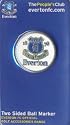 Everton F.C. Official ball Marker