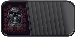 Tribal Skull Dead of the Dead Roses Car Truck SUV DVD CD Visor Organizer Holder
