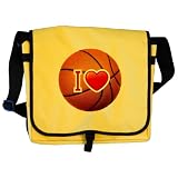 Messenger Bag I Love Basketball