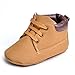 Annnowl Infant Sneakers Soft Sole Baby Boy Shoes 0-18 Months (12-18 Months, Brown)