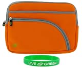 Non-OEM Amazon Kindle DX 9.7 Tri-Pocket Sleeve Case – Orange