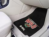 Minnesota Wild NHL 2-Piece Printed Carpet Car Mats (18x27")