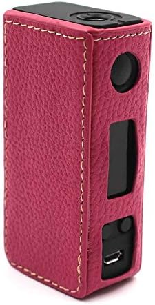 Evic VTC Mini Protect Protective PU Leather Case Non-slip Cover Skin Perfect Fit (5 Colors Choose) (Rose)