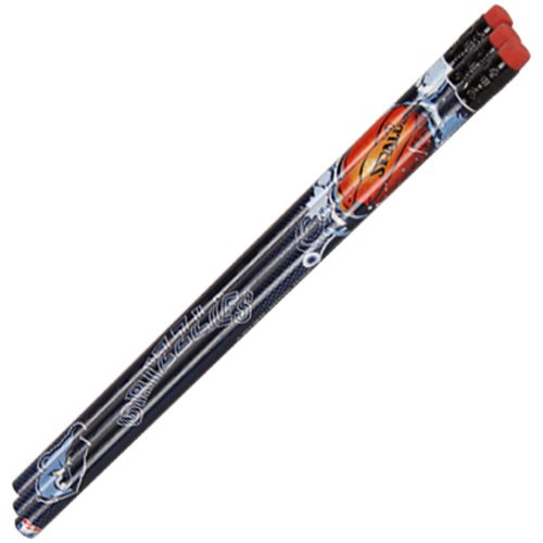 NBA Memphis Grizzlies 3-Pack Team Logo Pencil Set - Navy Blue