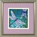 Dimensions Crafts Dragonfly Pair Mini Needlepoint Kit 5"X5" Stitched In Thread & Ribbon 7208, 1 Item(s)/Order