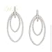 STUDIO 925: *EMILY PAVE HOOP SILVER EARRINGS*
