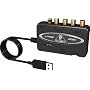 Behringer UFO202-BK High-Quality USB Audio Interface Vinyl Recording Bundle, Black